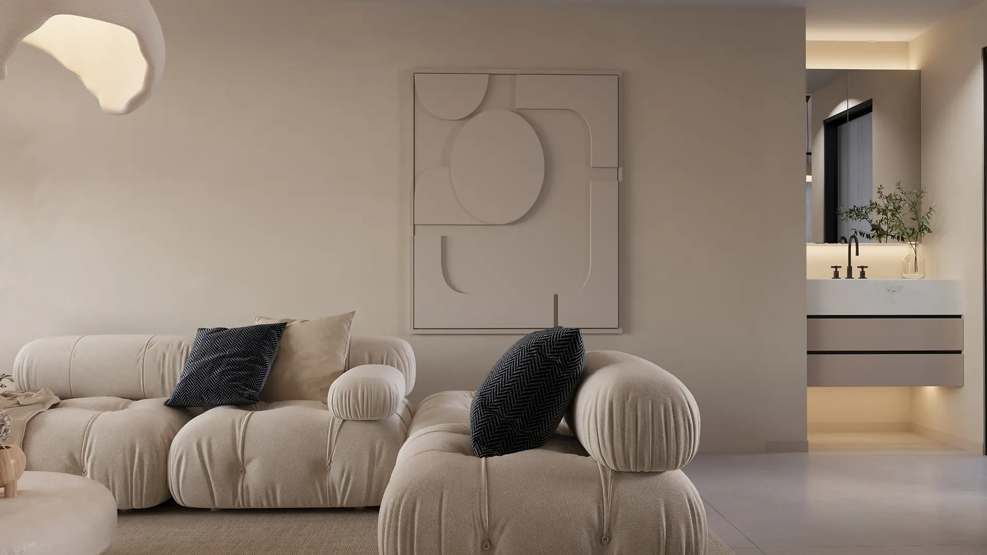 Living room view